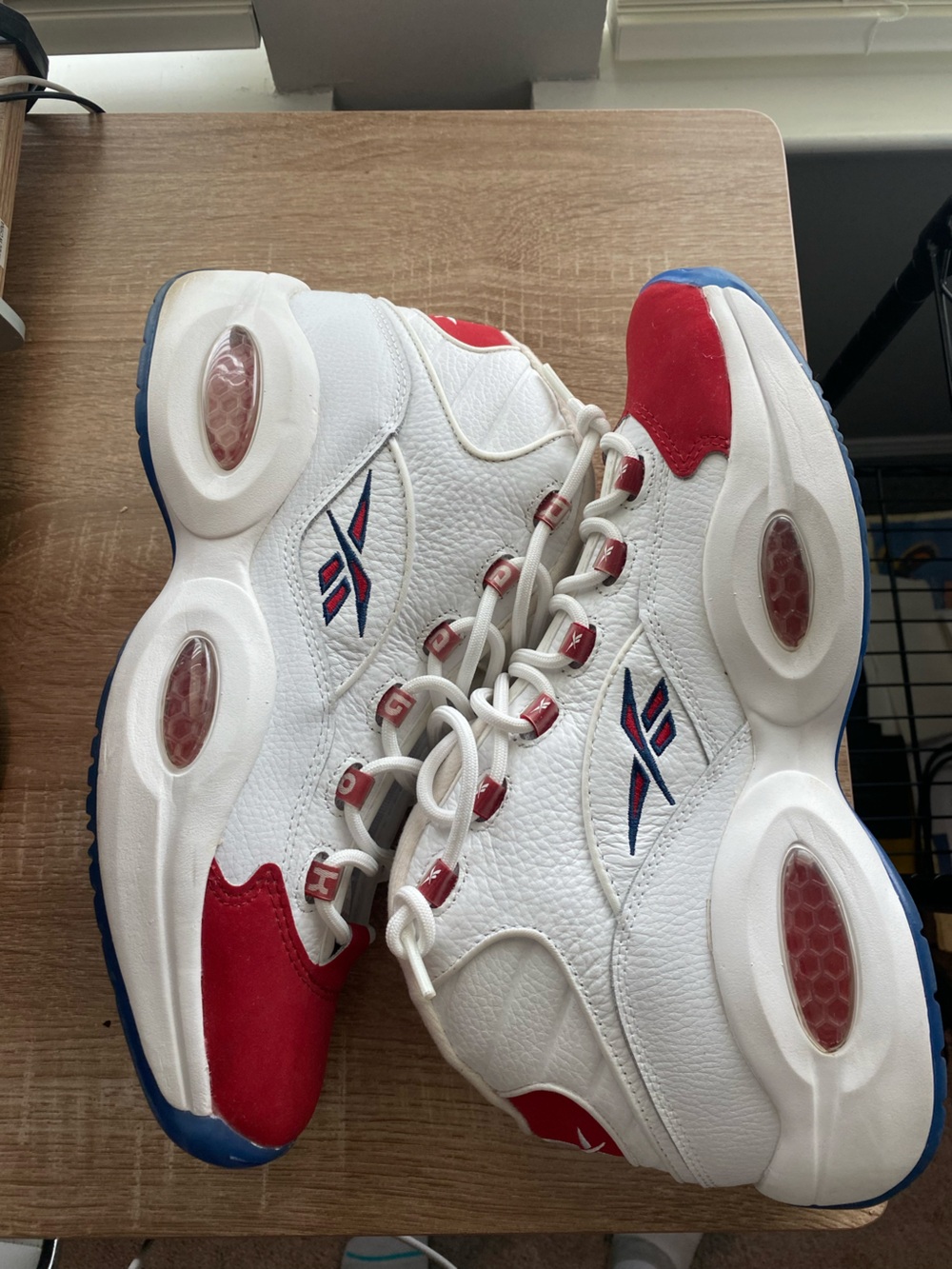 Reebok QUESTION MID OG 'RED TOE’ - Picture 2 of 5